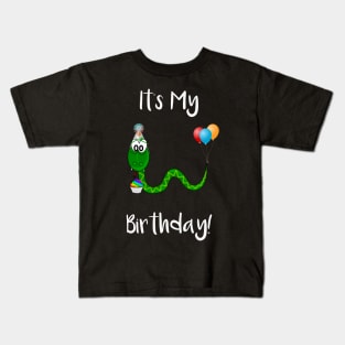 It's My Birthday Snake Kids T-Shirt